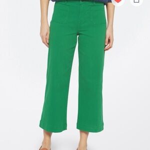 Veda Green Wide Leg Pants
